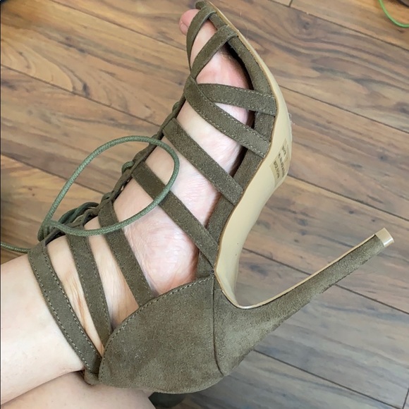 Charlotte Russe Lace Up Heels - Picture 2 of 4